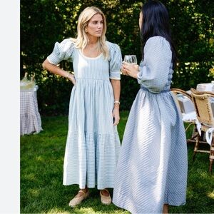 Loeffler Randall Gillian Puff−Sleeve Dress